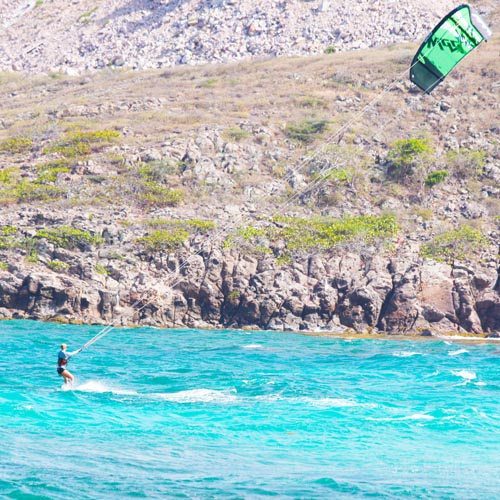 Kiteboarding with St. Kitts Water Sports