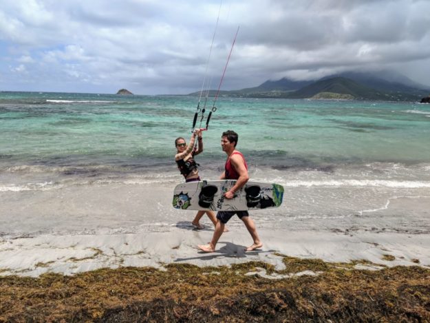 Kitesurfing with St.Kitts WaterSports Kitesurfing with St.Kitts WaterSports