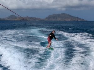 Wakeboarding with St. Kitts Water Sports