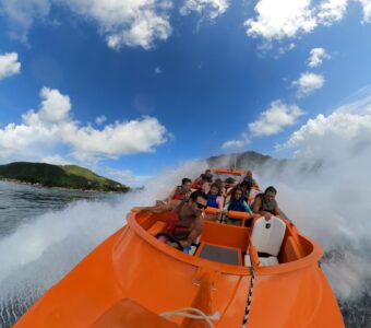 St.Kitts Water Sports Jetboat 360 spin St.Kitts Water Sports Jetboat 360 spin